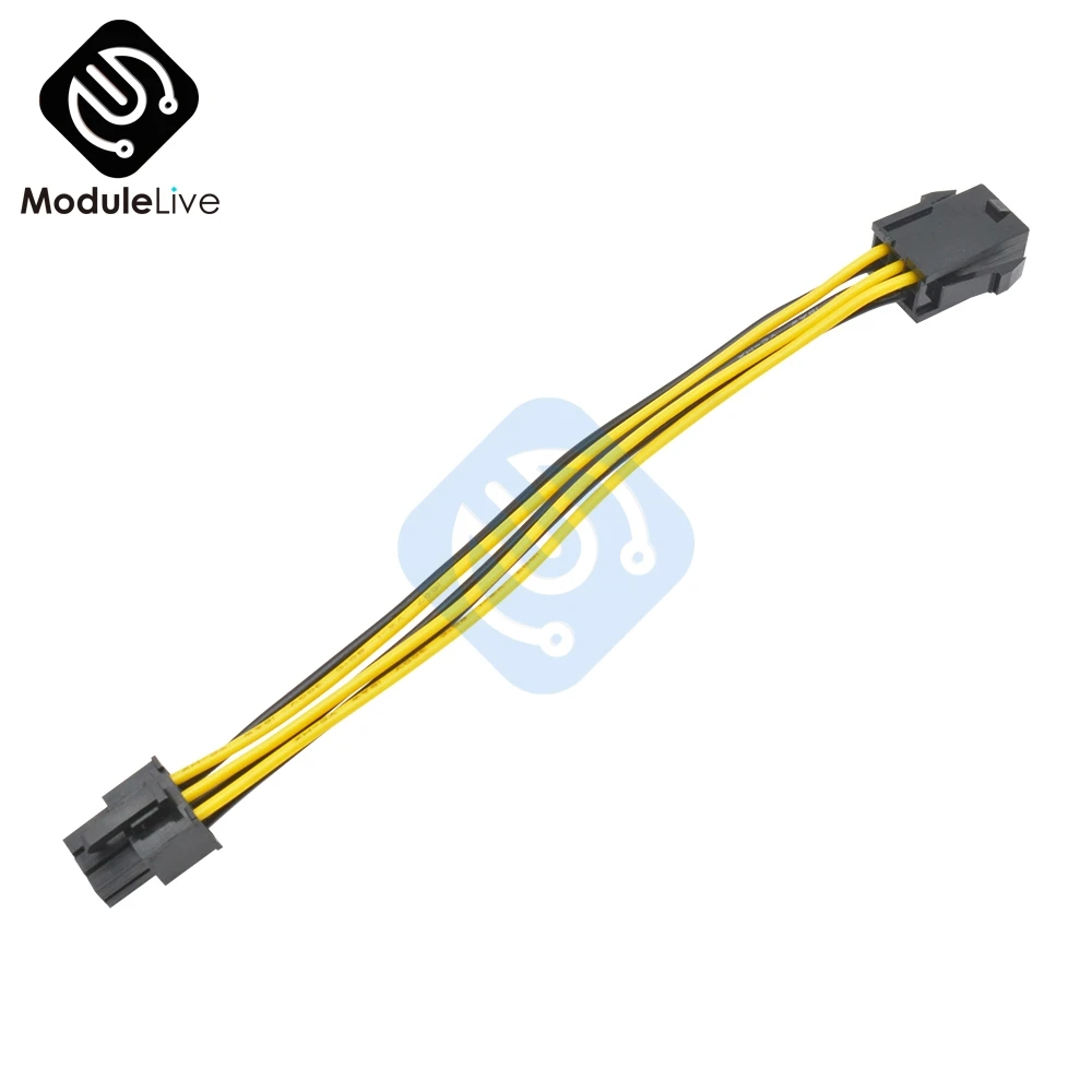 6 контактный Mini PCI E Male к Express Female удлинитель питания адаптер шнур