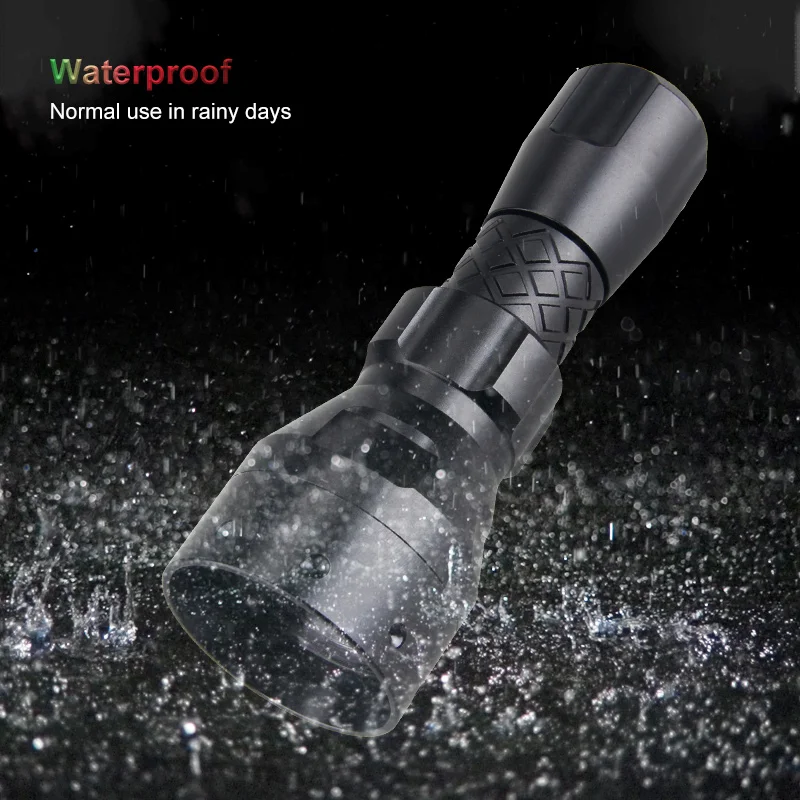 Зеленый красный белый светодиодный тактический фонарь масштабируемый фонарик 500