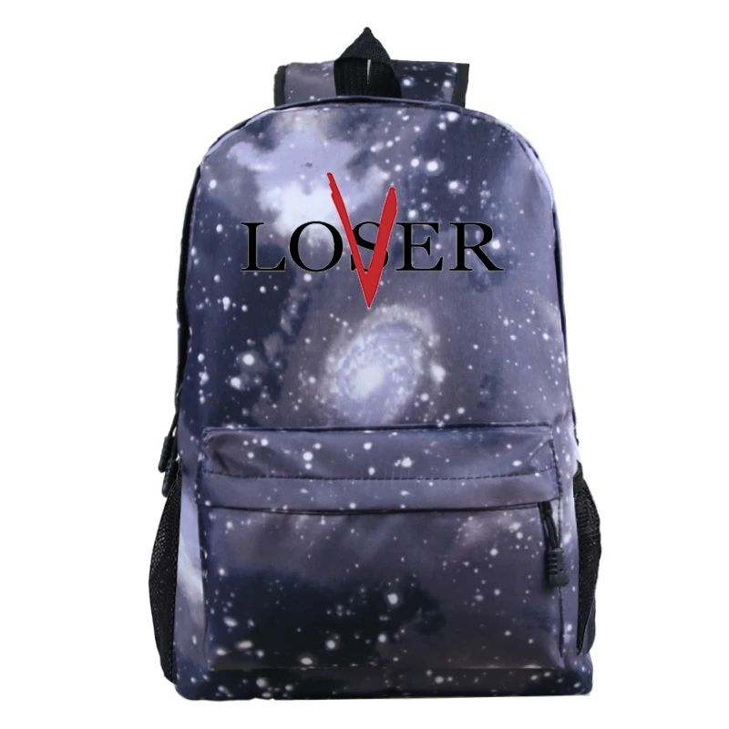 

Kids Shoulder Backpacks School Bag Loser Lover Printed Schoolbag Laptop Travel Boys Girls Backpack Teens Bagpack Bags Mochilas