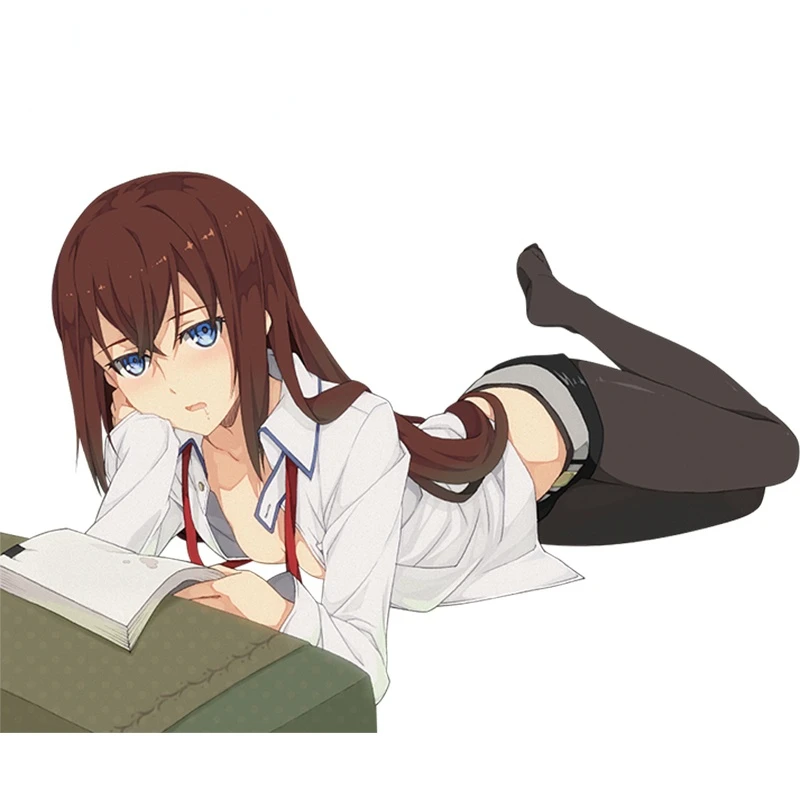 

Car Sticker Styling Sexy Beauty Steins Gate Makise Kurisu Decal for Bumper Camper Yacht Waterproof Auto Accessories PVC13x9cm