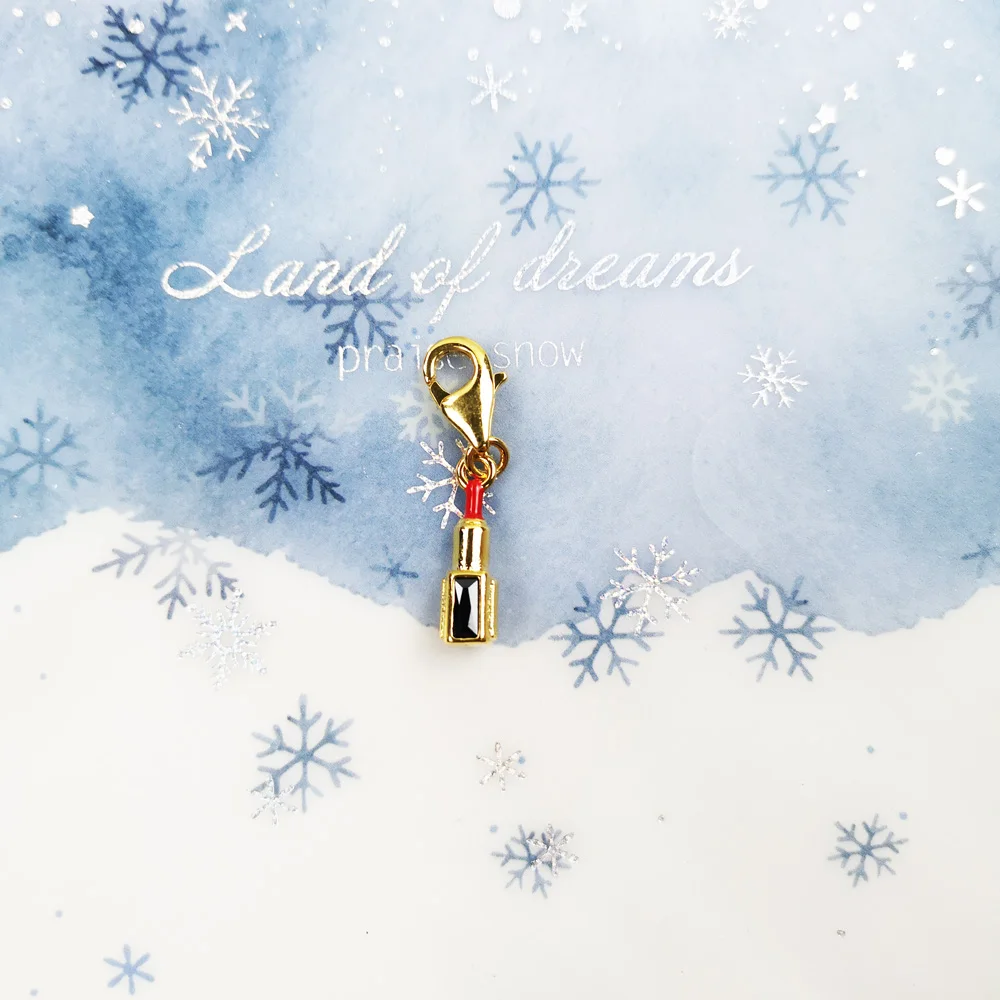 Подвеска с подвеской в виде Красной помады новинка зимы 2019 модные брендовые