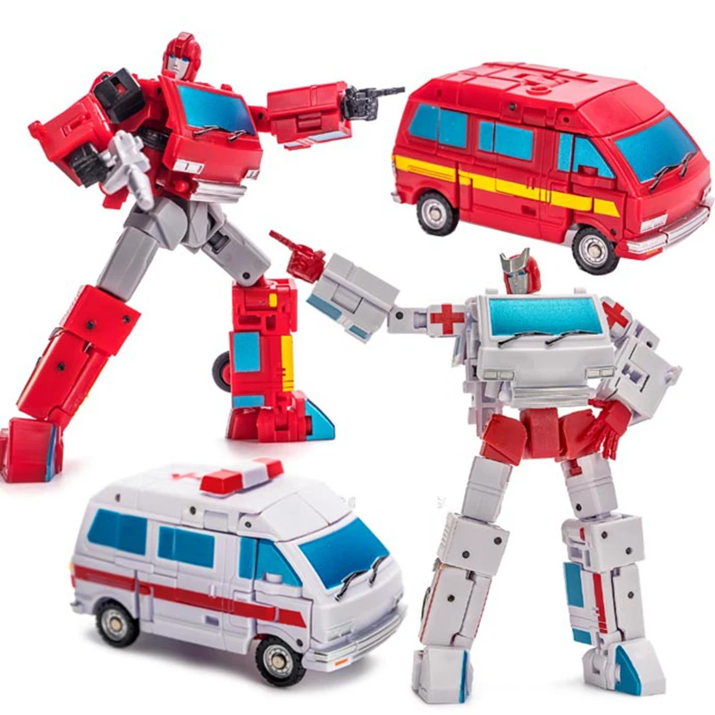 Newage NA Transformation G1 H7 Ironhide H8 трещотка мини Карманный военный робот фигурка