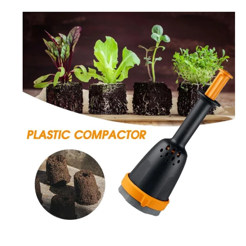 

2021 Creative Soil Block Maker Plant Soil Block Maker Manual Soil Block Tool For Seedling Greenhouse Garden Supplies