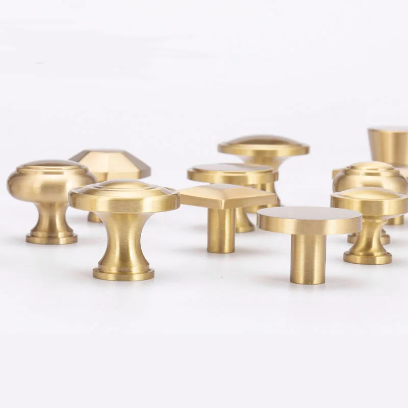 1 шт. американский стиль медная ручка шкафа и ручки Европейский современный