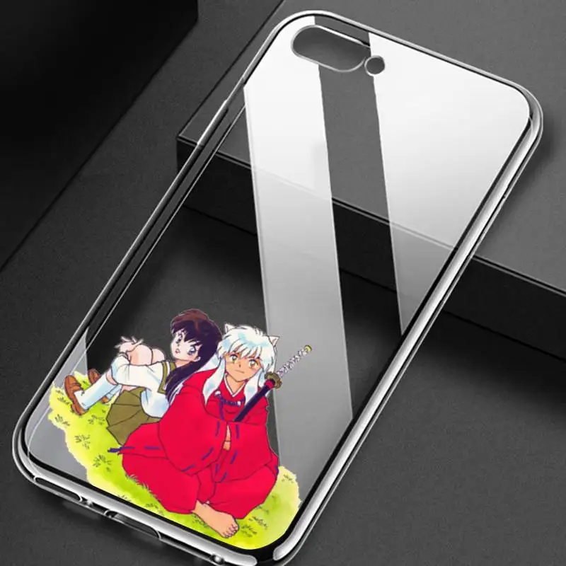 

Inuyasha love cartoon Phone Case Transparent for iPhone Samsung xiaomi huawei p 11 12 6 7 8 9 20 30 40 Pro X Max XR Plus lite