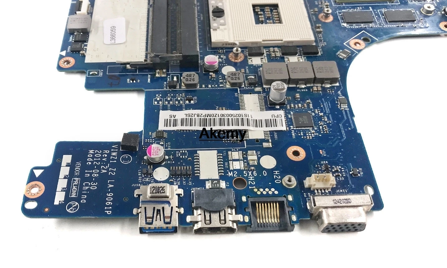 

LA-9061P For Lenovo Z500 laptop motherboard VIWZI-Z2 LA-9061P Z500 original motherboard Test 2G video card 8*Memory