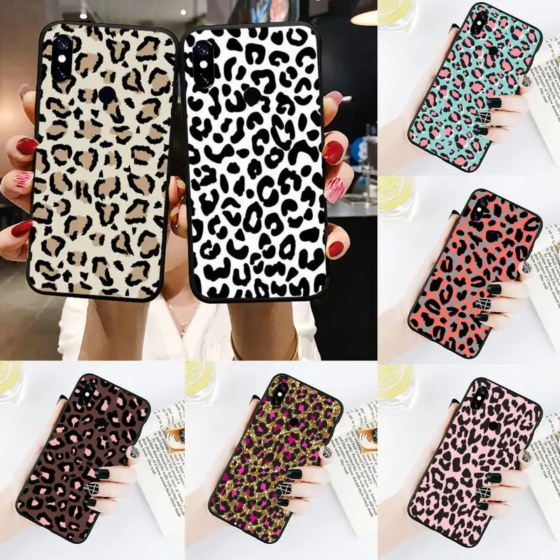

Leopar Sexy Phone Case For Xiaomi Redmi Note 4 4x 5 6 7 8 pro S2 PLUS 6A PRO