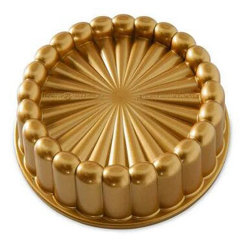 

2Pcs Cake Pan, Gold Thanksgiving Christmas Family Cake Mold Kitchen Accessories
