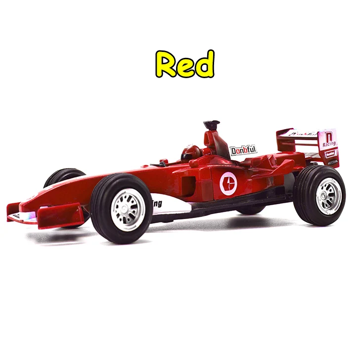 1 шт., детские игрушечные машинки из сплава, F1 Formula 1, гоночная Модель литья под давлением, игрушечный автомобиль, развивающие игрушки для мальчиков - Цвет: Red