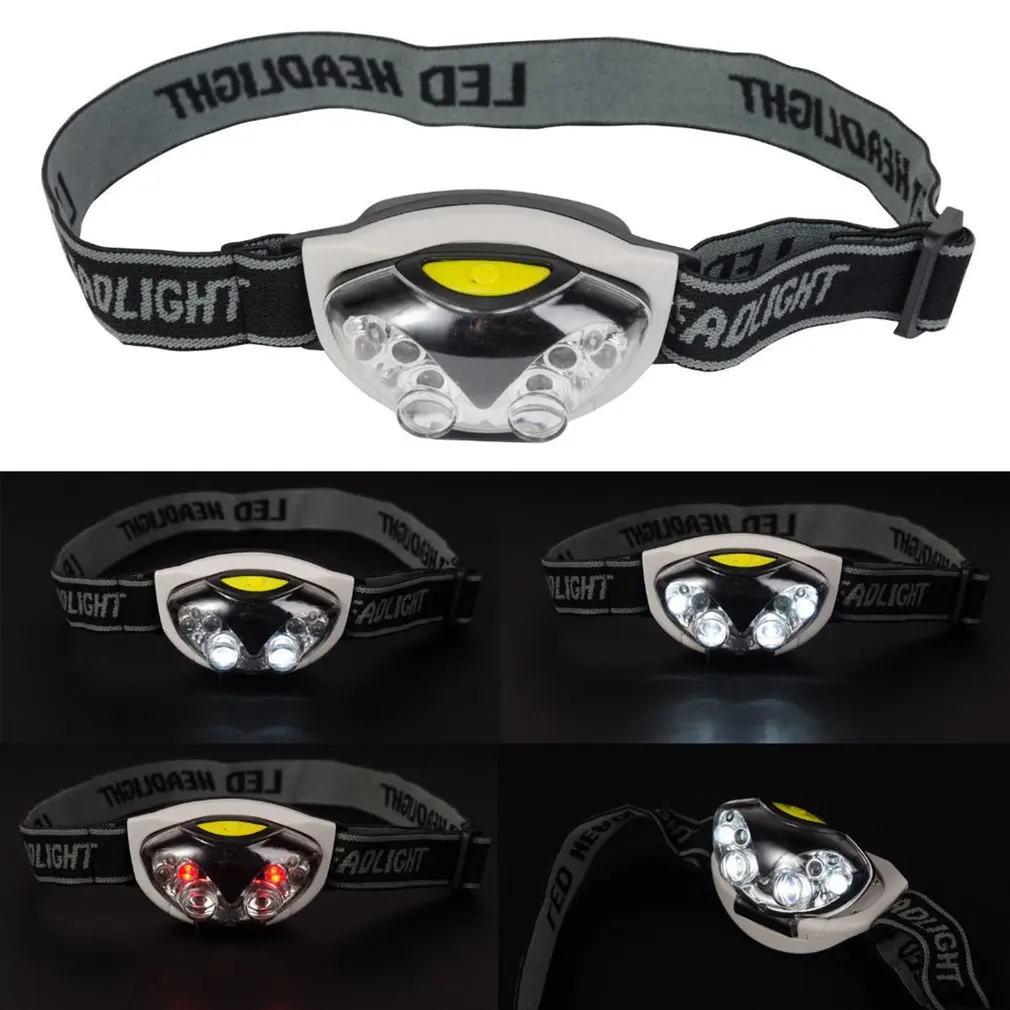

Practical Owl Headlight Ultralight Waterproof High Stretch Woven Belt 6LED Outdoor Camping Fishing Headlight