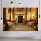 Фон для фотосъемки с изображением древнего египетского дворца египетская стенная роспись фон египетская тематическая вечеринка баннер фотобудка реквизит для фотостудии