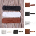 20 шт.лот новые волоконные кожаные бирки для ручной работы с надписями Love для одежды, шляп, сумок, обуви, шитые этикетки ручной работы, бирки, аксессуары