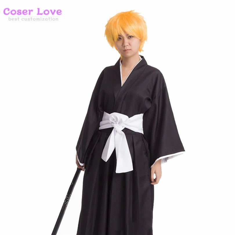 

Bleach haori Kurosaki ichigo captain uniform Cosplay Costume Halloween Christmas Costume