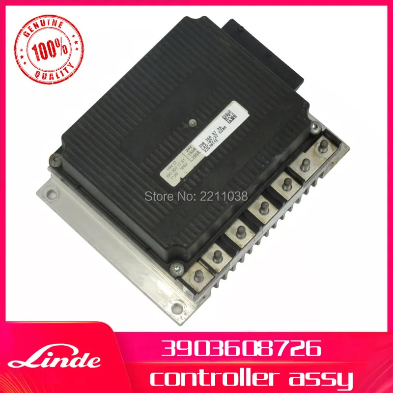 Подлинная деталь вилочного погрузчика Linde 3903608726 контроллер LAC-02/22 CC12 используется