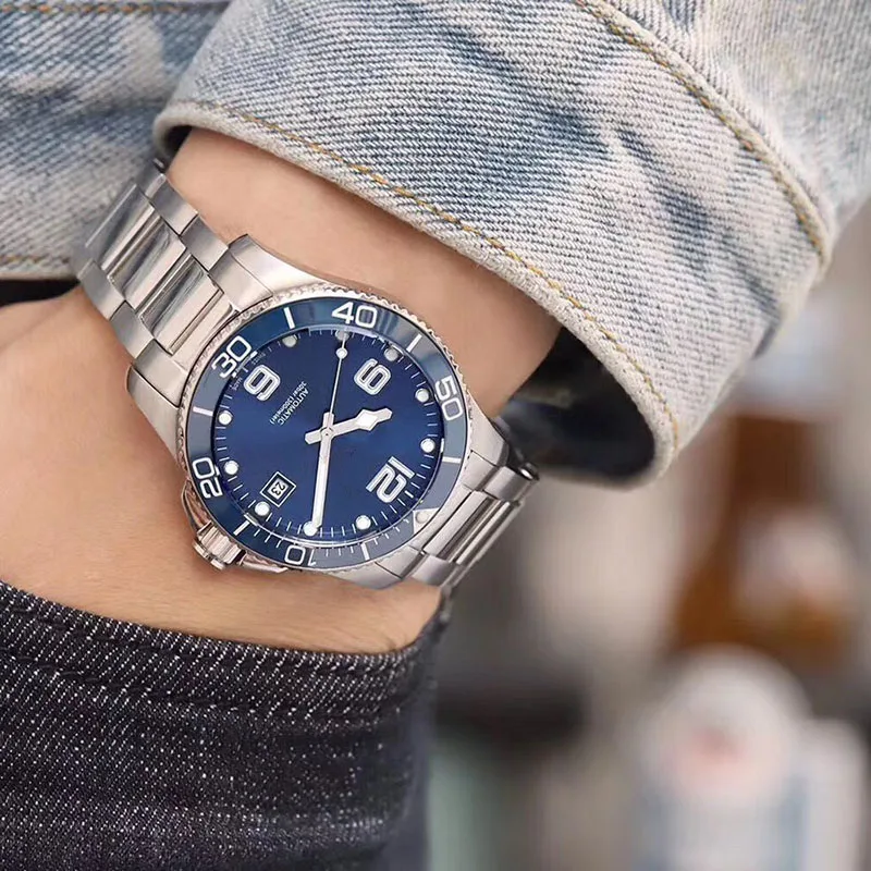 41 мм часы мужские diver MIYOTA 8215 автоматические механические Военные Спортивные 316L из