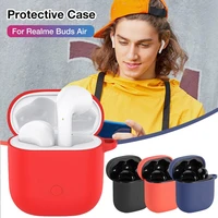 shockproof protective box cover shell anti lost earphone case for realme buds air tws bluetooth earphone accessories