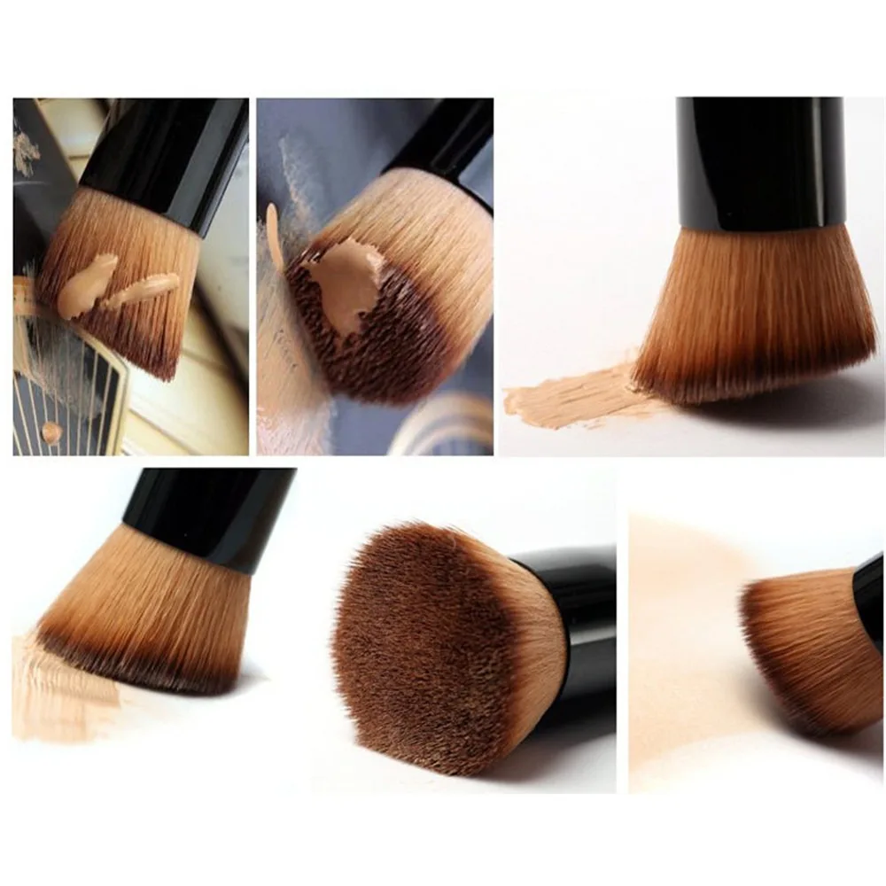 

Solid Wood Makeup Brushes Powder Concealer Blush Liquid Foundation Face Make Up Brush Tools Professional Beauty Cosmetics