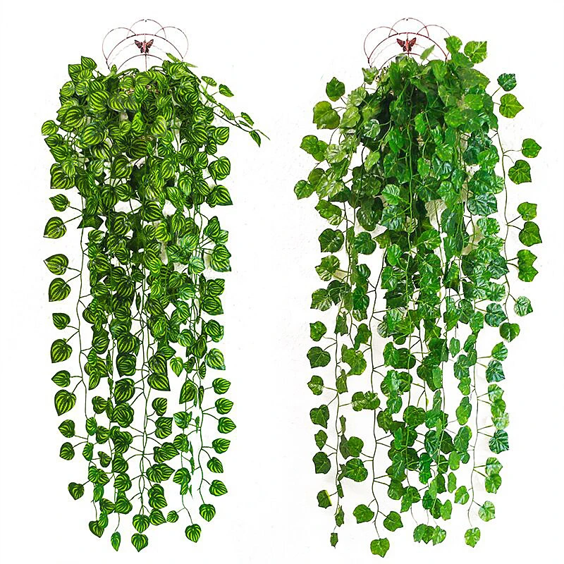 1 шт. 90 см Искусственный Плющ листовые Искусственные растения зеленый гирлянды