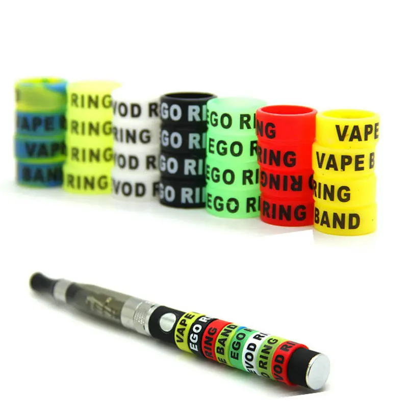 10 шт. силиконовые полосы Ecig 13 мм кольцо для вейпа аккумуляторов серии ego