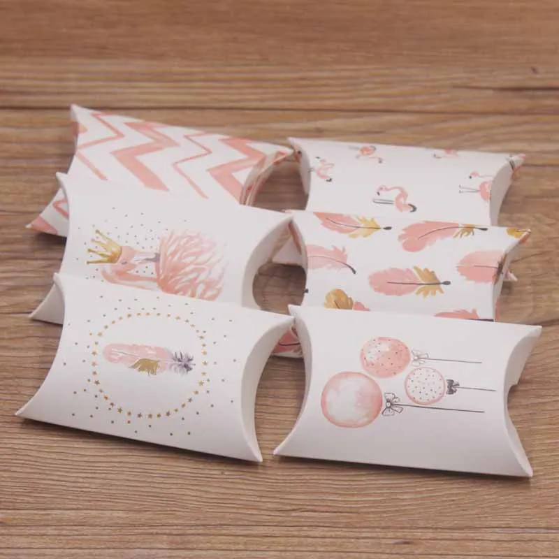 Лидер продаж 50 шт./лот Новое поступление Подарочная коробка для подушек в виде