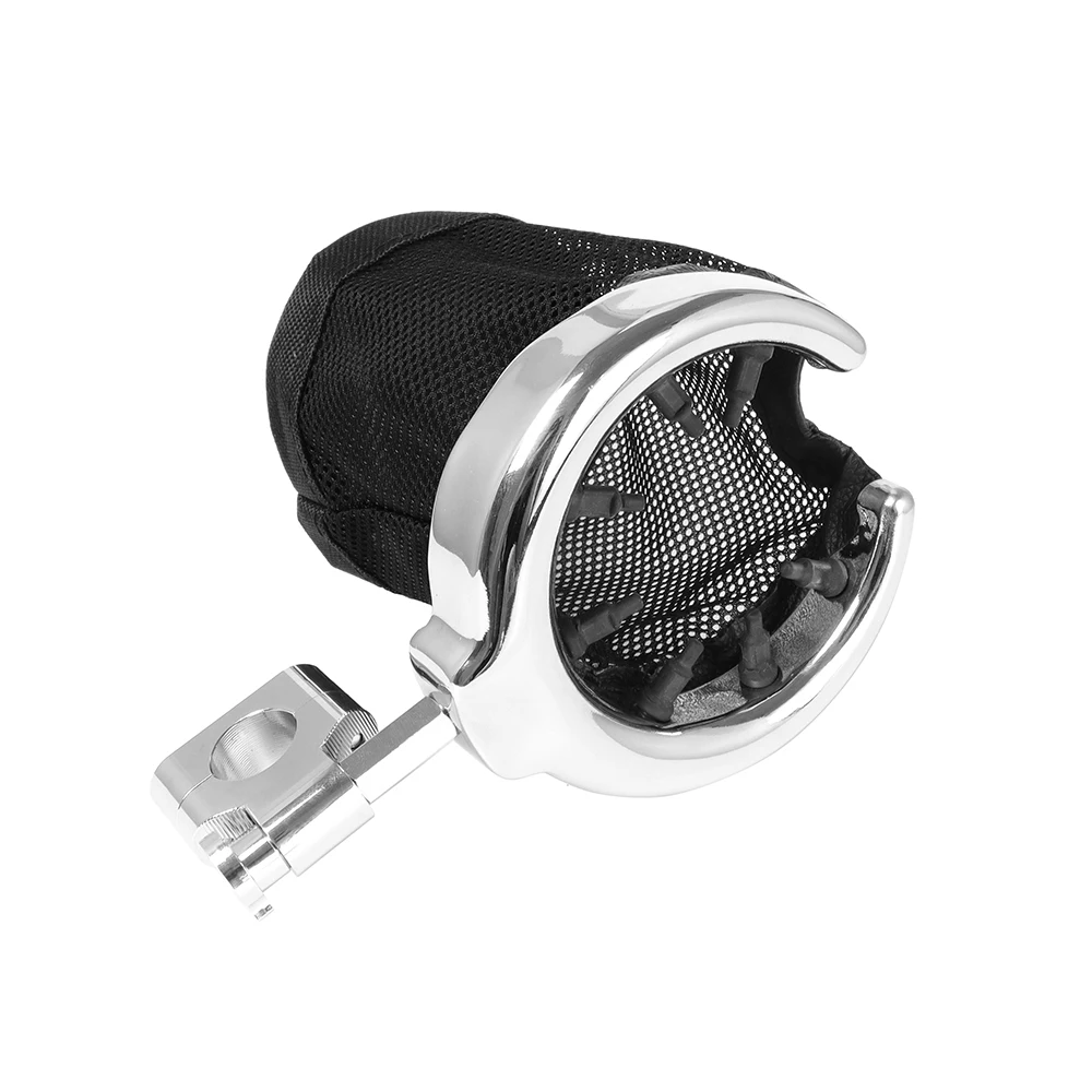 Хромированный мотоциклетный держатель стакана для напитков Регулируемый