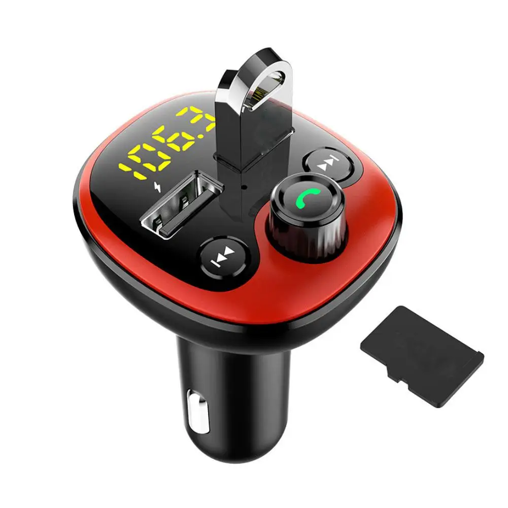 

1 шт. Автомобильный Mp3 Bluetooth плеер подключаемый Bluetooth FM-передатчик автомобильные аксессуары для автомобиля громкой связи