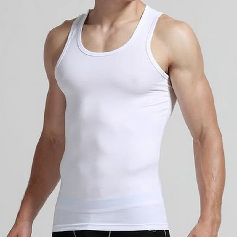 Распродажа хлопок мужские трусы боксеры однотонные белые топы с бретельками без