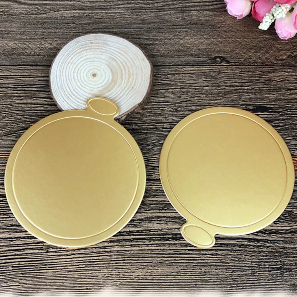 Коврик золотистый для Муса 100 шт./компл. пенопластовые доски торта бумажная доска