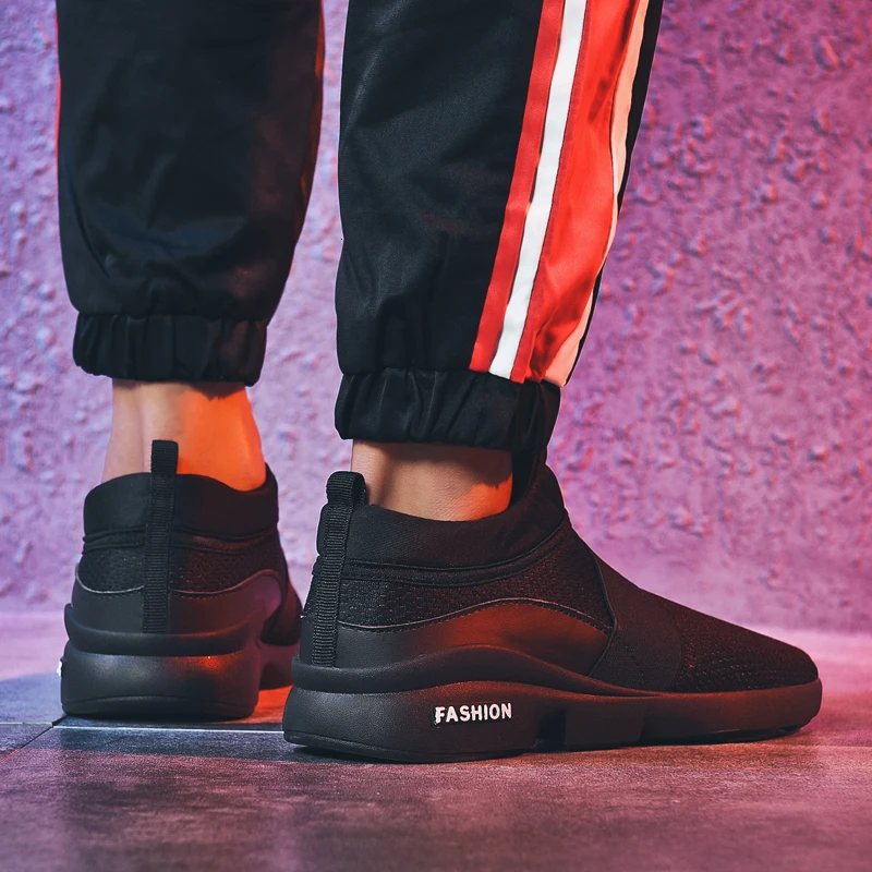 

Men Shoes 2019 New Fashion Classic Shoes Men/Women Flyweather Comfortable Breathabl Non-leather Casual Lightweight Shoes Size 44