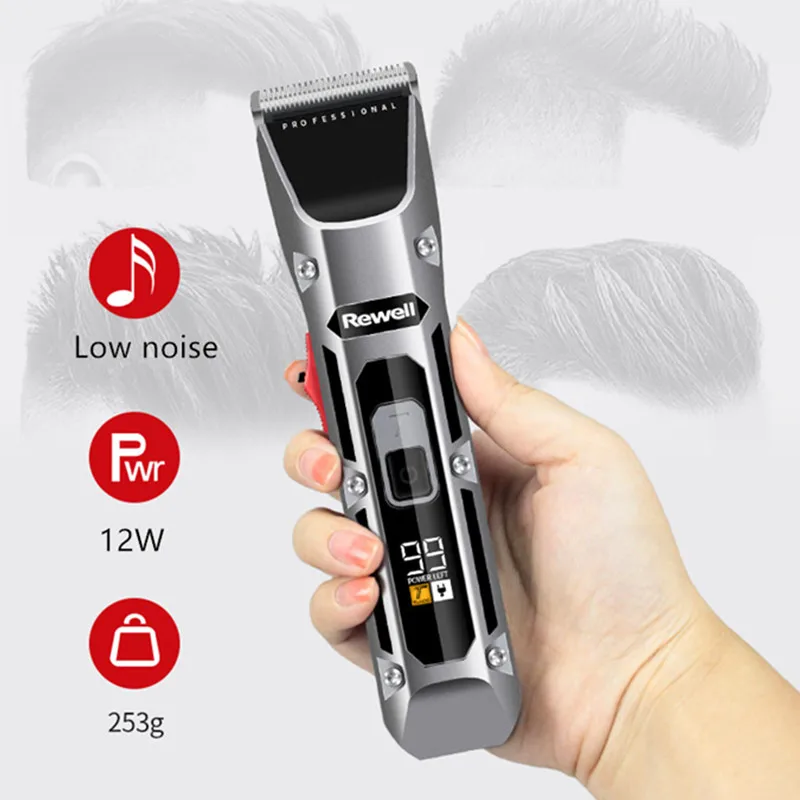 

Haircut Machine 6H Professional Hair Clipper Barber Hair Trimmer Men Cordless Shaving Machine Lithium Battery Strong Power