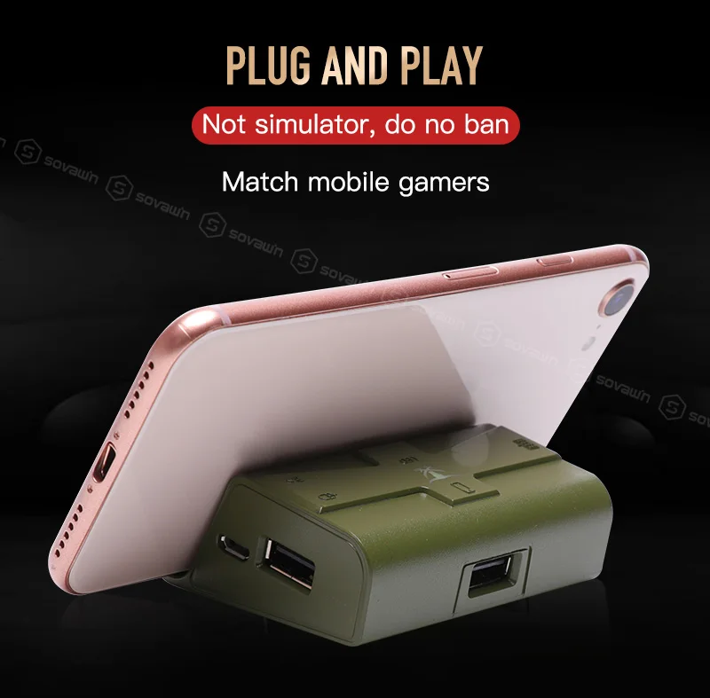 Sovawin G4 PUBG контроллер мобильный контроллер Bluetooth игровая клавиатура мышь конвертер проводной телефон геймпад Android для iPhone