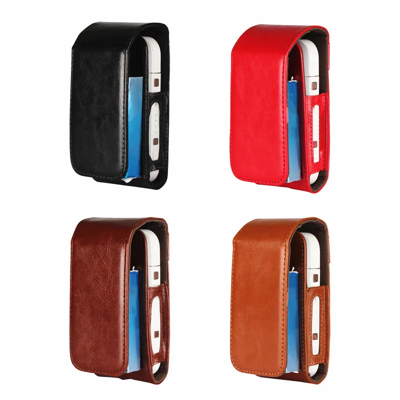 Портативный чехол для IQOS 2 4 Plus защитный из искусственной кожи с держателем