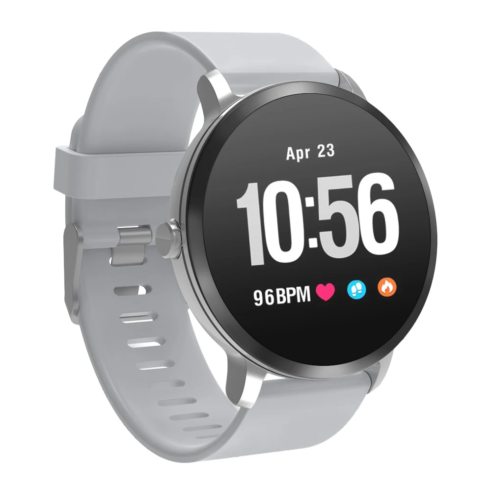 SW302gray Bingofit умные часы, пульсометр, кровяное давление, Femme, шагомер, часы, мульти спортивный фитнес-трекер, умный браслет для мужчин - Цвет: SW302gray