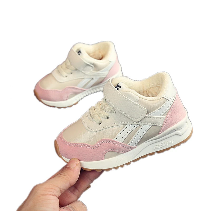 

2020 Baby Walking Shoes Children's Cotton Sports Shoes Casual Shoes Boys And Girls Waterproof Warm Cotton Shoes Autumn / Winter