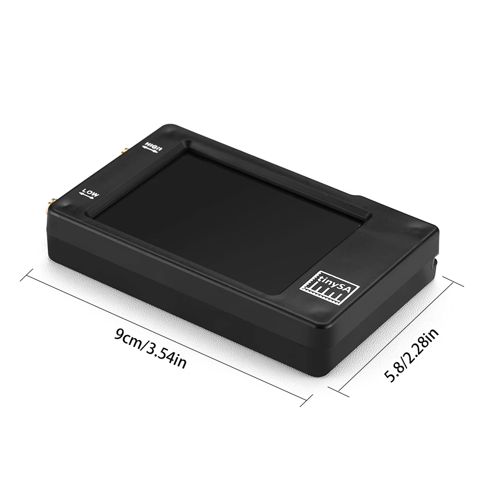 Ручной анализатор спектра TinySA с двумя входами миниатюрный сенсорный экран 2 8