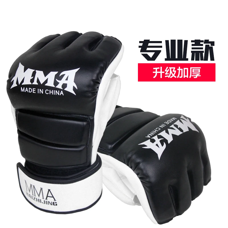 

Half Finger Boxing Gloves Professional Fighting Sanda Adults Muay Thai Boxing Gloves Training muay thai Sporting Goods DG50QJ