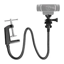 Webcam Stand Flexible Desk Mount Gooseneck Clamp Clip Camera Holder For Web-cam Accessories Holder For Phone Magnetic Hot Sell