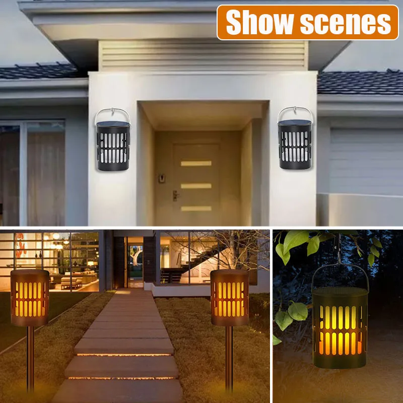 

Outdoor Garden Flickering Dancing Light 96 LEDs Solar Torch Landscape Decoration Lighting Flames Lights
