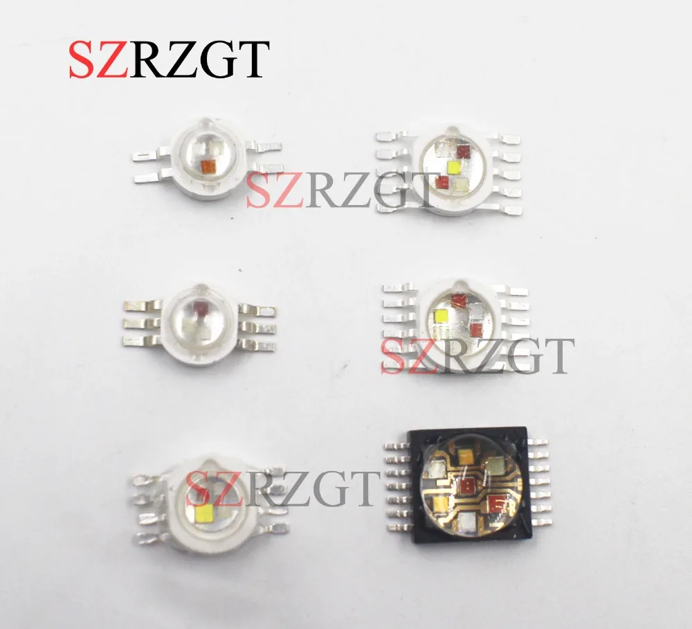 Светодиодный диодный излучатель для сценического освещения 1 шт. RGBW (RGB + W Y UV) 6 Вт 9