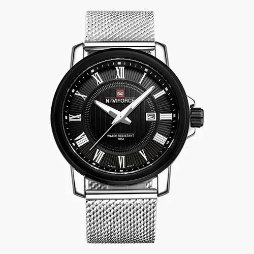 NAVIFORCE Мужские кварцевые часы модные роскошные мужские водонепроницаемые