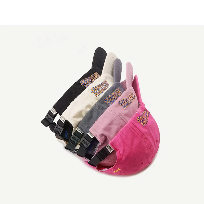 Fashiontoast Bread Embroidery Soft Top Cap Uv50+ Baseball Cap Wild Caps Unisex Men Outdoor Autumn Spring Sport Sun Hats