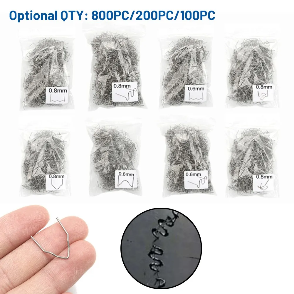

Kit 0.8mm Outside/inside Corner Staples Pre-cut Staples Set 0.8mm & 0.6mm