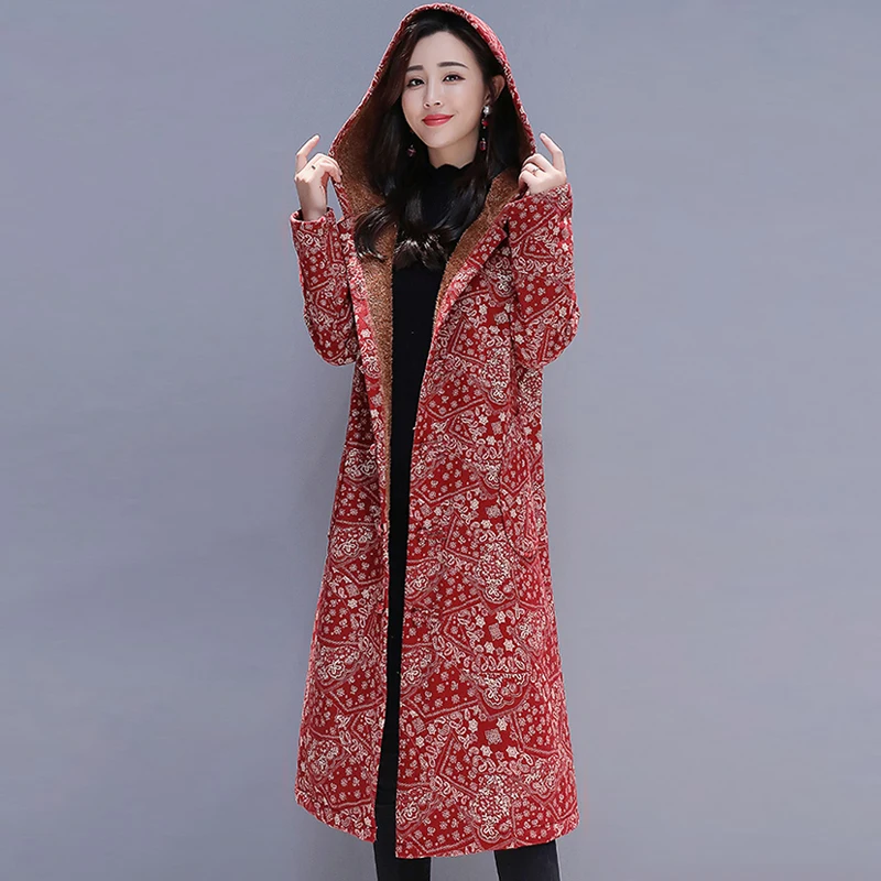 Винтажные мужские парки для женщин с капюшоном длинное пальто размера плюс