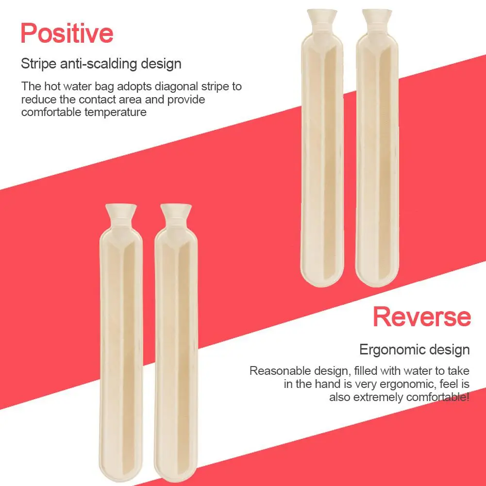74x14 см Экстра длинная резиновая грелка розовый серый мешок подарок для подруги