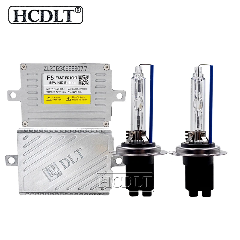 HCDLT 1 комплект 55 Вт DLT F5 балластный 35 HeartRay ксеноновая лампа H7 HID конверсионный