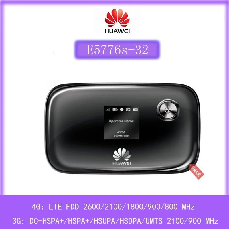 New Unlocked Huawei E5776s-32 150Mbps 4G FDD Wireless Wifi Router 3G Modem With 3000mah Battery Mobile WiFi Hotspot Router