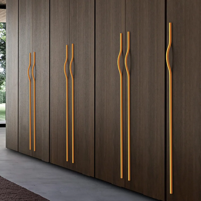 furniture handle modern dooroom cabinet door handle wardrobe kitchen drawer dresser cupboard shoe box wine bar curve pulls knob free global shipping