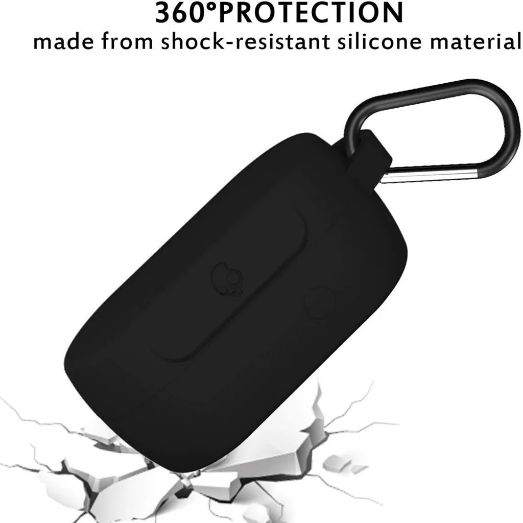 Силиконовый чехол Ouhaobin для наушников с изображением черепа карамельных цветов