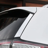 for ford edge 2015 2016 2017 abs chrome car rear windows pillar spoilers wings cover trim car styling accessories 2pcs
