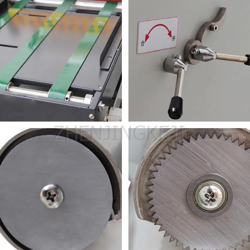 

Fully Automatic Large Heat Laminating Film A3 Big Steel Roller Belt Feed Cover Color Page Business Cards High-speed Film Tools